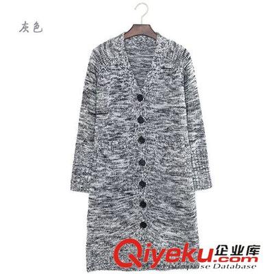 外套 歐洲站秋冬新款花色加長款毛衣毛線厚女式針織外套stylenanda同款圖片|外套 歐洲站秋冬新款花色加長款毛衣毛線厚女式針織外套stylenanda同款產品圖片由東莞市大朗眾興毛織品經營部公司生產提供-