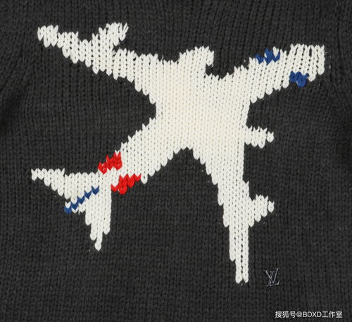 lv 21fw 飛機(jī)提花圓領(lǐng)毛衣