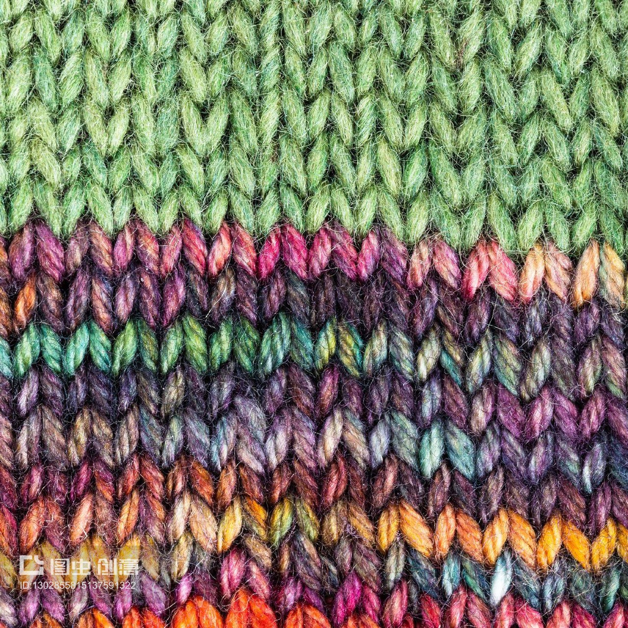 手織毛布的紋理特寫 毛織藝術的細膩之美